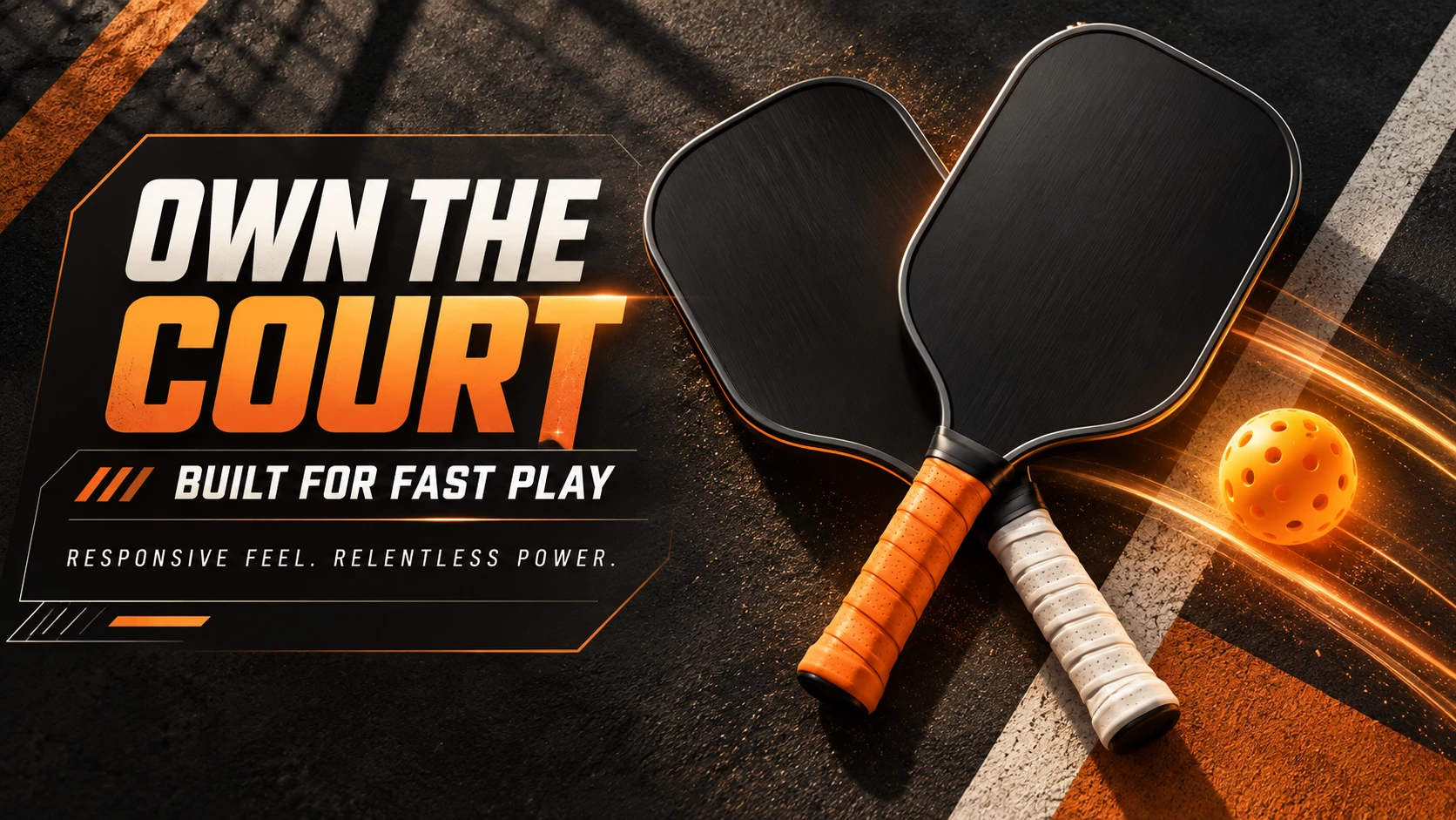 Spectre — own the court. Built for fast play: responsive feel, relentless power.